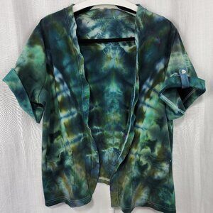 Oregon Rain Women's Open Front Cardigan, Size 2X, Tab Sleeves